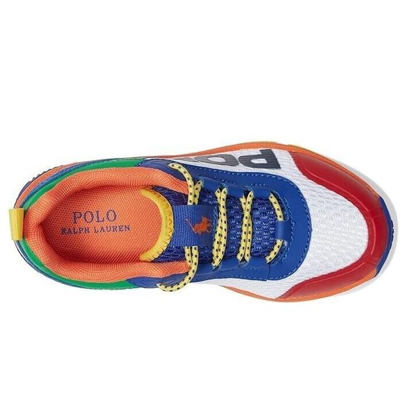 Polo Ralph Lauren RF103784 Men's Sz 7 Women's 8.5 Multicolor Tech Racer Sneakers - Picture 3 of 9